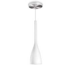 pendente decorativo tipo cálice 1xE27 cor branco 882411-04 - Cód: 4981 - Marca: Blumenau