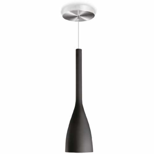 pendente decorativo tipo cálice 1xE27 cor preto 882411-01 - Cód: 4460 - Marca: Blumenau