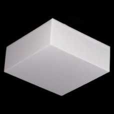 Plafon quadrado sobrepor 20x20 cm acrílico branco leitoso - Cód: 5242 - Marca: Nacional
