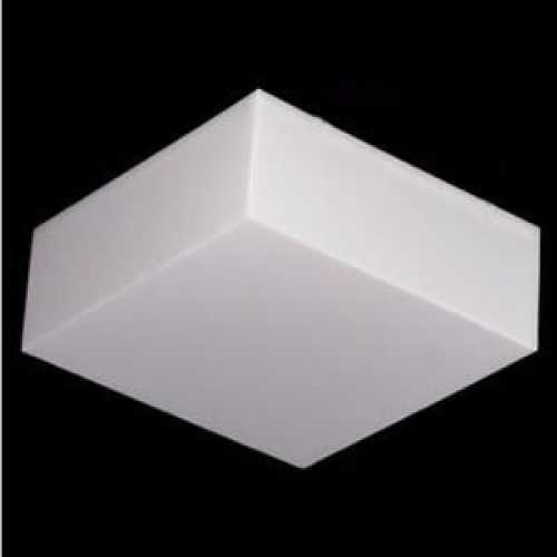 Plafon quadrado sobrepor 40x40 cm acrílico branco leitoso - Cód: 5244 - Marca: Nacional