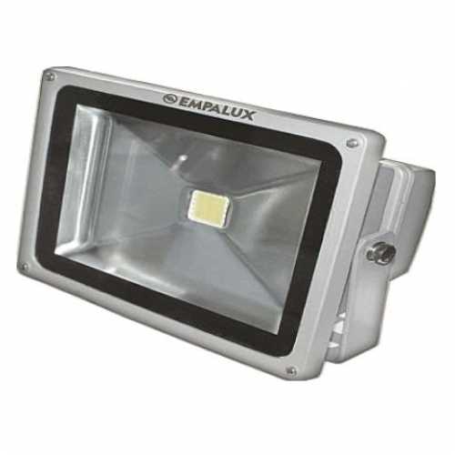 Refletor led 10 watts bivolt 5500k cinza empalux - Marca: Empalux