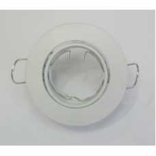 Spot mini dicróica branco foco movel (basculante) só armação ref: ALC631BC - Cód: 3078 - Marca: Bronzearte