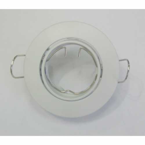 Spot mini dicróica branco foco movel (basculante) só armação ref: ALC631BC - Cód: 3078 - Marca: Bronzearte