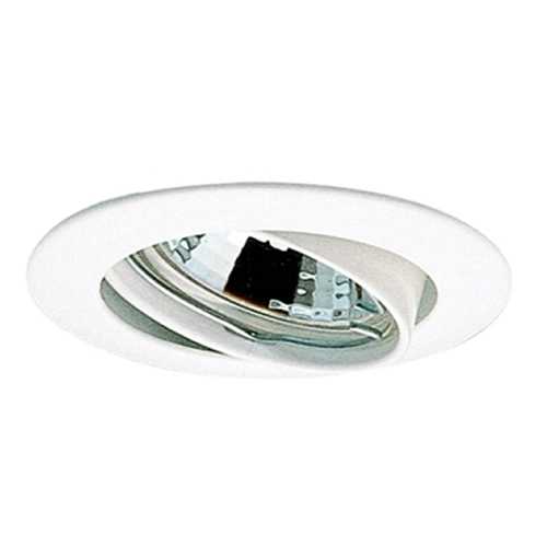 Spot embutir p/ lamp. dicróica MR16 branco redondo móvel sem lâmp. ref. ALC531BC - Cód: 3996 - Marca: Bronzearte