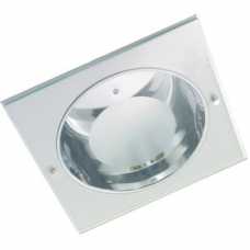 Spots para lâmpada incadescente ou eletrônica quadrado com vidro jateado 2xE27 - Cód: 2091 - Marca: Luminoteca