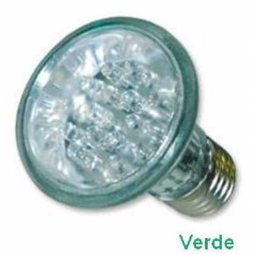 Lâmpada de led par 20 com 24 leds 220volts cor verde - Cód: 6017 - Marca: Golden Plus