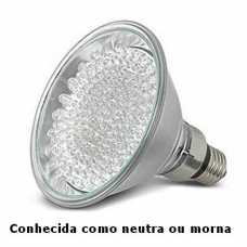 Lâmpada de led par 38 com 60 leds 220volts cor neutra 3000k - Marca: Golden Plus