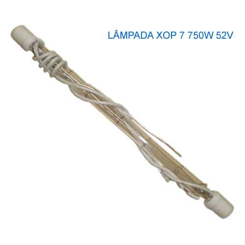 lâmpada halógena xop 7 750 watts 52 volts - Cód: 5359 - Marca: Nards