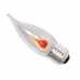 Lâmpada vela chama neon 3 watts 127 volts E27 - Cód: 4186 - Marca: Sadokin