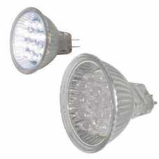 Lâmpada dicróica 18 leds branca 6000k 1,2w/1,5w MR16 220volts - Cód: 4293 - Marca: Luz Sollar