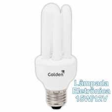 Lâmpada eletrônica 15 watts 12 volts 2602N - Cód: 5844 - Marca: Golden Plus