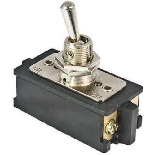 chave tic tac tipo alavanca bipolar 10A/120V referência CS-301C MB1S/SS - Cód: 3138 - Marca: Mar Girius