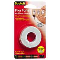 fita dupla face espuma 12mmx1,50m 3m - Cód: 1064 - Marca: 3M fita dupla face espuma 12mmx1,50m 3m - Cód: 1064 - Marca: 3M