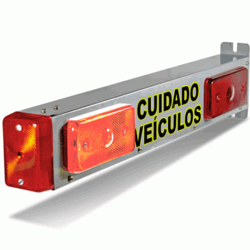 sinalizador de veículos para garagem modelo visual e sonoro 220v ref: SI-002 - Cód: 2946 - Marca: Techna