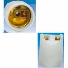Receptáculo E27 liso em porcelana para spots Ref-MT2303 - Cód: 1937 - Marca: Decorlux