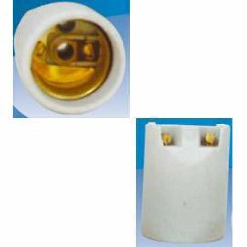Receptáculo E27 liso em porcelana para spots Ref-MT2303 - Cód: 1937 - Marca: Decorlux