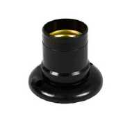 Bocal soquete E27 preto com base ref: BTE27036 - Cód: 8242 - Marca: G20 Bocal soquete E27 preto com base ref: BTE27036 - Cód: 8242 - Marca: G20