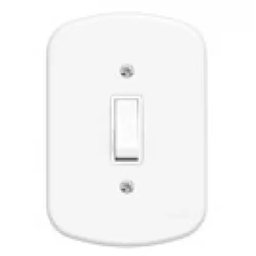 Interruptor simples c/ placa 4x2 - Cód: 711 - Marca: Fame