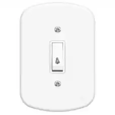 Interruptor para campainha com placa 4x2 - Cód: 706 - Marca: Fame