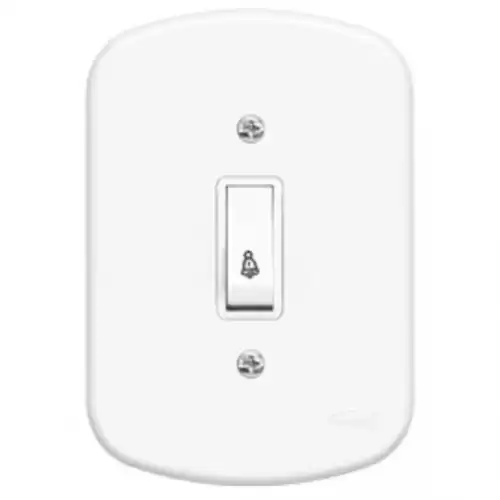 Interruptor para campainha com placa 4x2 - Cód: 706 - Marca: Fame