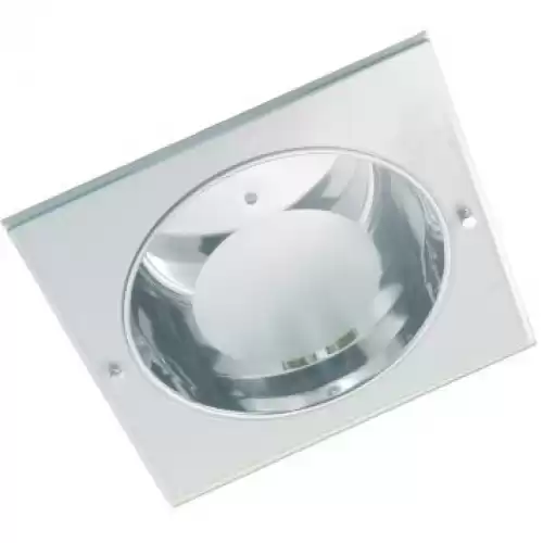 Spots para lâmpada incadescente ou eletrônica quadrado com vidro jateado 2xE27 - Cód: 2091 - Marca: Luminoteca