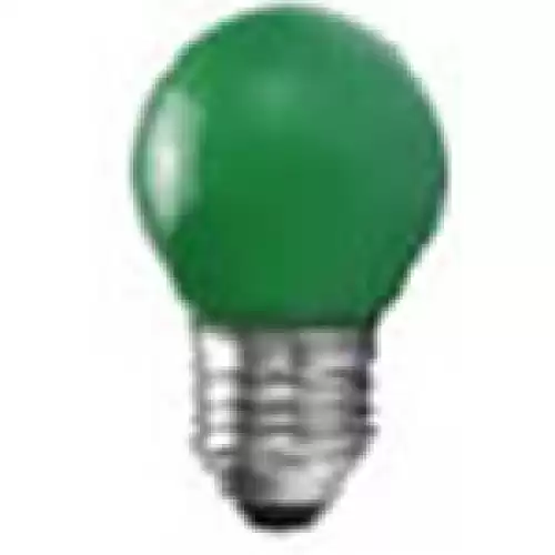 Lâmpada bolinha verde para abajur e luminárias 15w/220v - Cód: 3947 - Marca: Taschibra