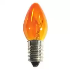 Lâmpada chupeta ambar 7w/220v E-14 - Marca: Diversas