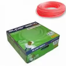 cabo flexível 2,5 MM x 100 metros vermelho superastic - Cód: 4656 - Marca: Prysmian