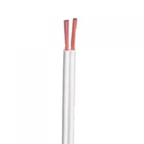 Fio paralelo 2 X 0.50mm branco em metro - Cód: 1019 - Marca: Diversas