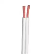 Fio paralelo 2 X 1.00mm branco em metro - Cód: 1028 - Marca: Diversas