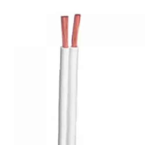 Fio paralelo 2 X 1.00mm branco em metro - Cód: 1028 - Marca: Diversas