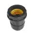 Soquete E27 preto para abajur com arruela ref: BTE27026 - Cód: 7088 - Marca: G20