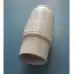 Bocal soquete E14 tubinho pendente branco para lâmpada E-14 - Cód: 2996 - Marca: Decorlux