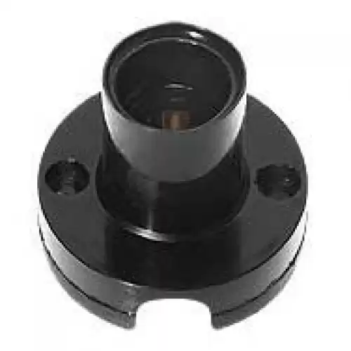 Bocal soquete E14 preto com base para lâmpada E-14 - Cód: 2046 - Marca: Decorlux